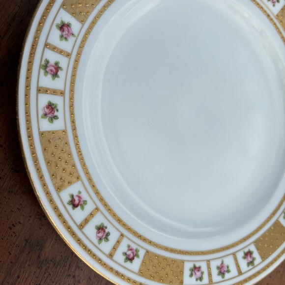 9” Ovington Bros Gilt Porcelain Plate(s) - Picture 2 of 3